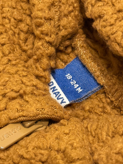 Old Navy Brown Sherpa Bear Onesie 18-24M
