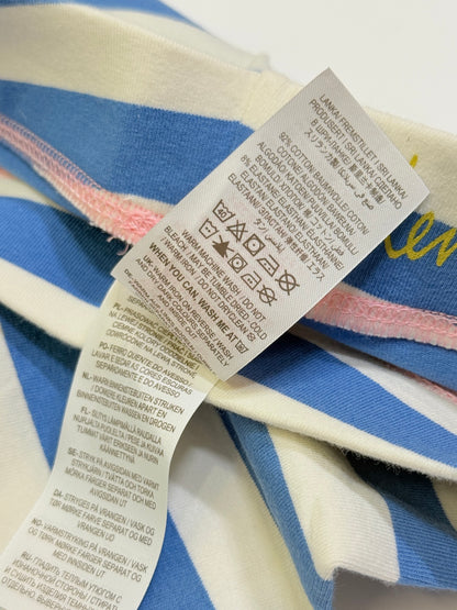 Boden Blue Stripe Leggings 3-4Y