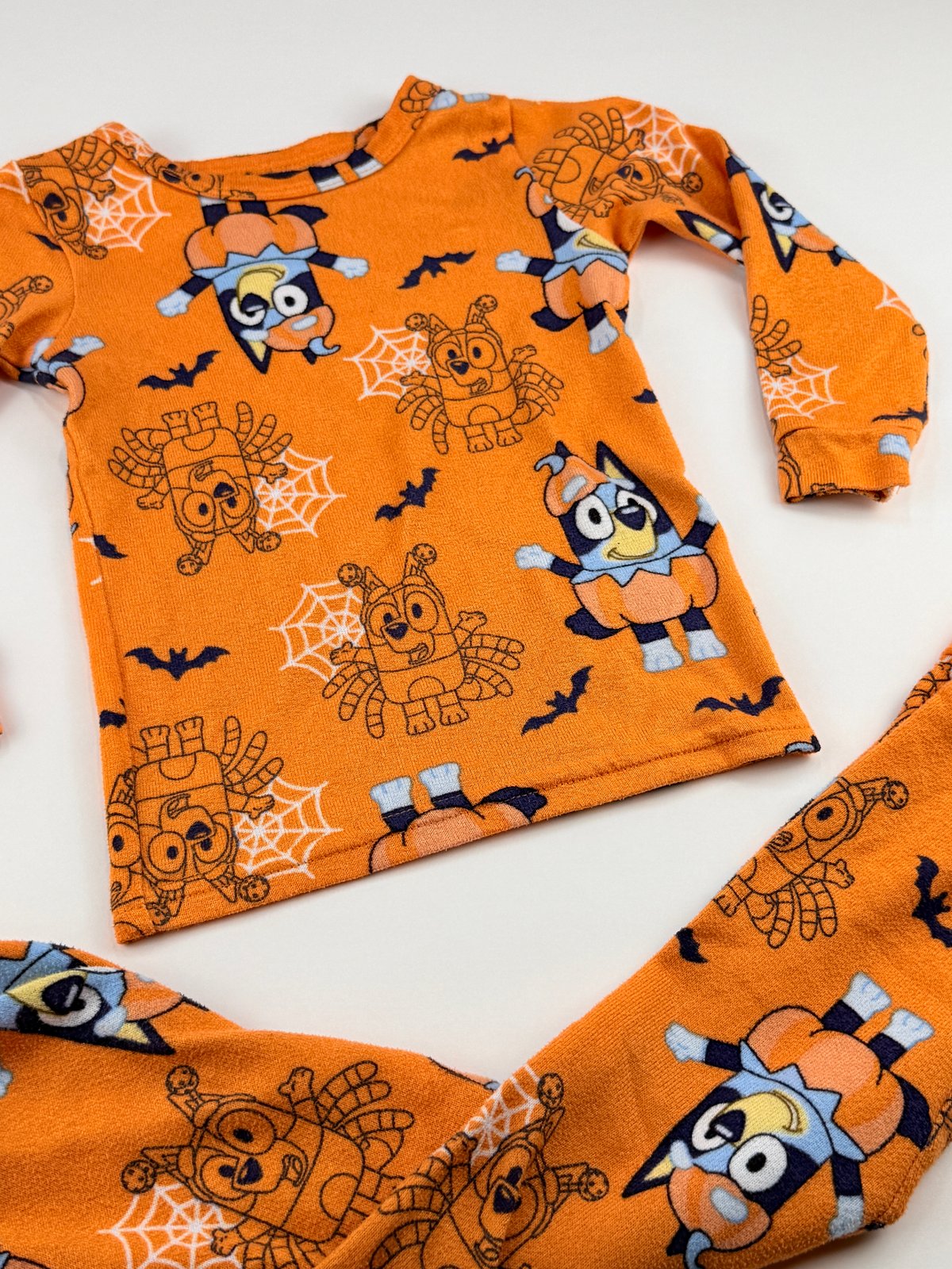 Blue Halloween Pajama Set Size 3T