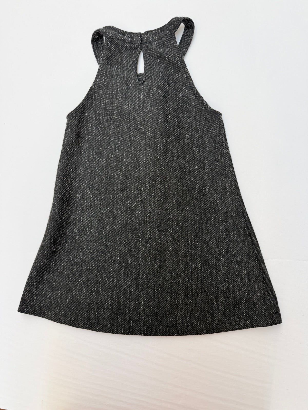 Zara Girls Tweed Ruffle Dress Size 6Y