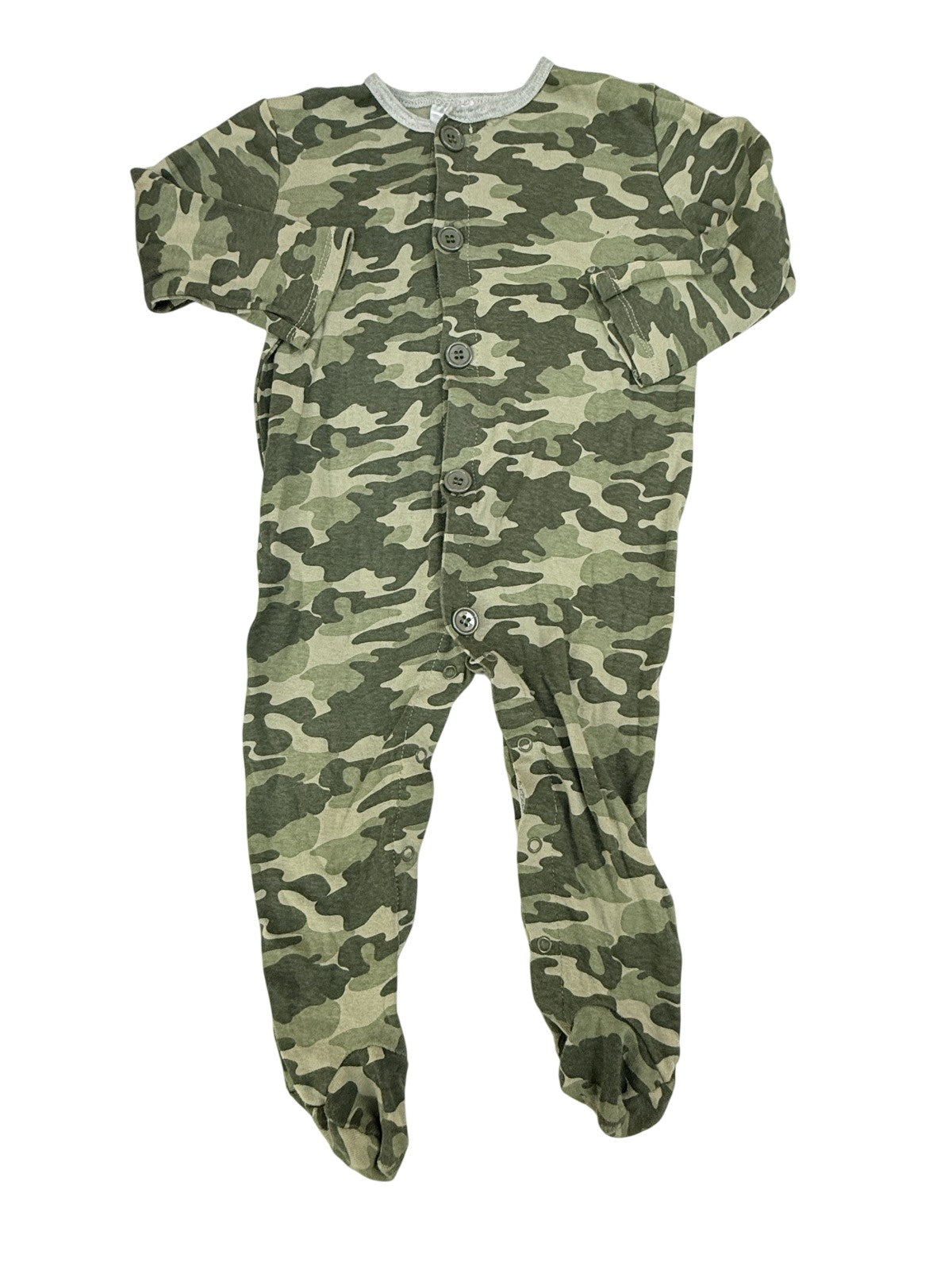 Baby Mode Camo Footed Sleeper 24M
