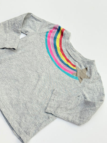 Gymboree Gray Rainbow Long Sleeve Tee 18m