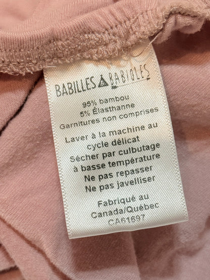 Babilles Babioles Pink Bamboo Fitted Crib Sheet