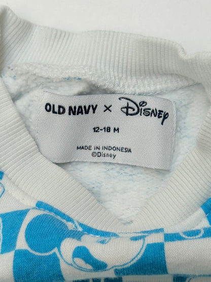 Old Navy x Disney Checkered Romper 12-18M