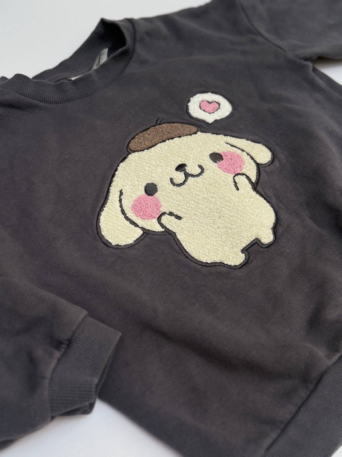 Pompompurin Grey Sweatshirt 3-4Y