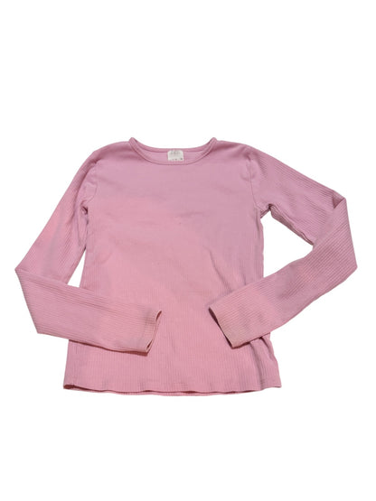 Zara Pink Ribbed Long Sleeve Top 11-12