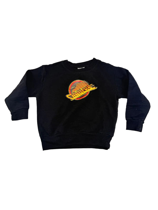 Creative Knitwear Canucks Black Sweatshirt 4T