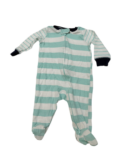 Carter's Striped Zip Footed Sleeper 6M
