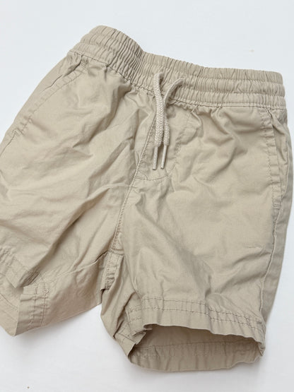 Old Navy Khaki Drawstring Shorts 18-24M