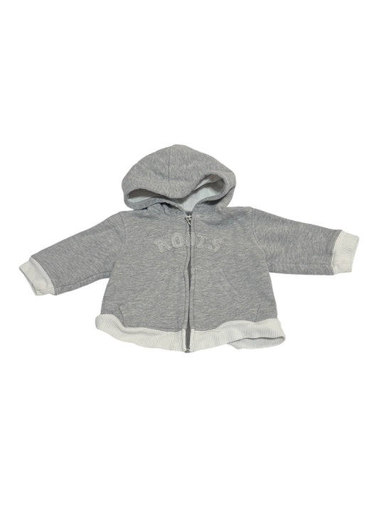 Roots Gray Zip Hoodie 6-12M