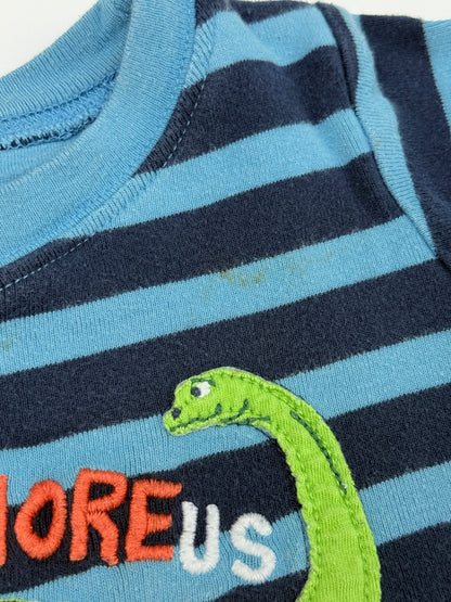 Hatley Brontosnoreus Dinosaur Pajama Set Size 5