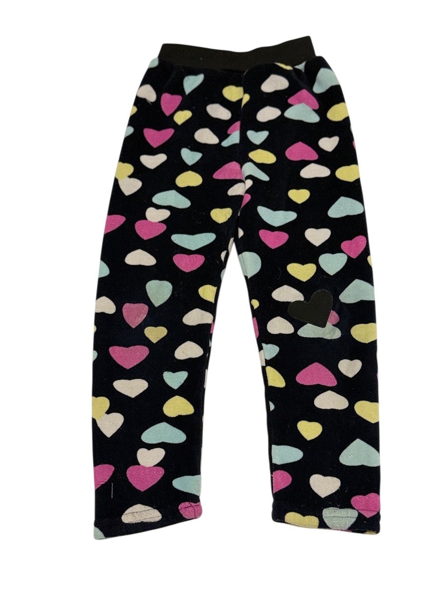 Heart Print Pajama Pants Size 130
