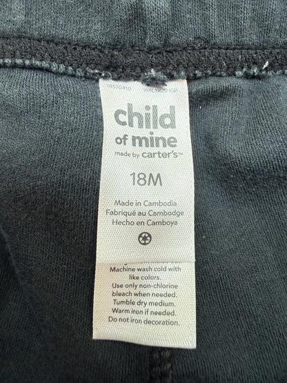 Child of Mine Carter's Black Pants 18M