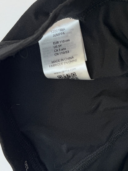Reima Xylitol Cool Black Leggings Size 5T
