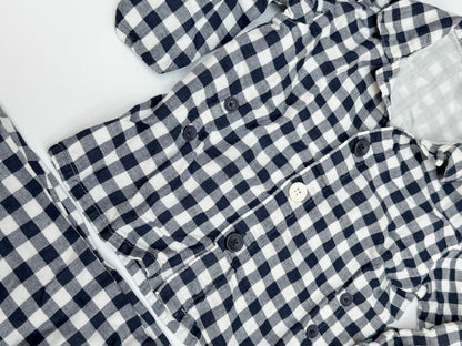 Muji Gingham Pajama Set 2T/3T