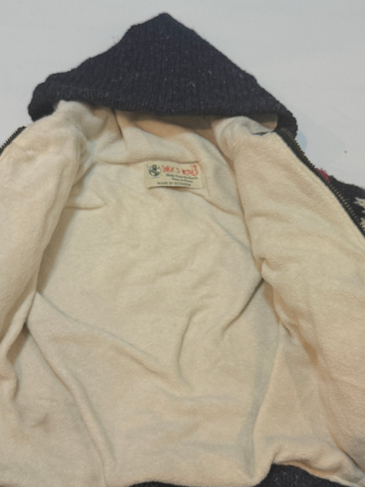 Inka's World Knit Zip-Up Hooded Cardigan 4/5Y