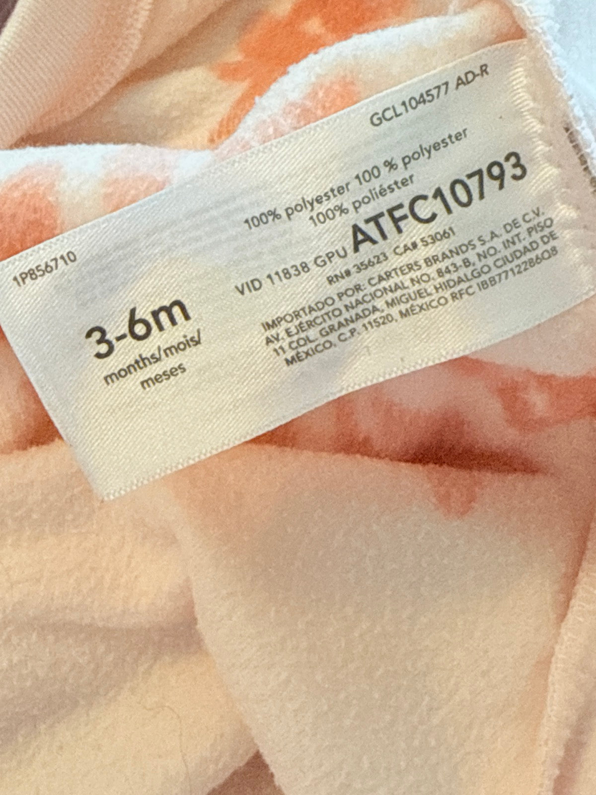 Carter's Floral Sleep Sack 3-6m