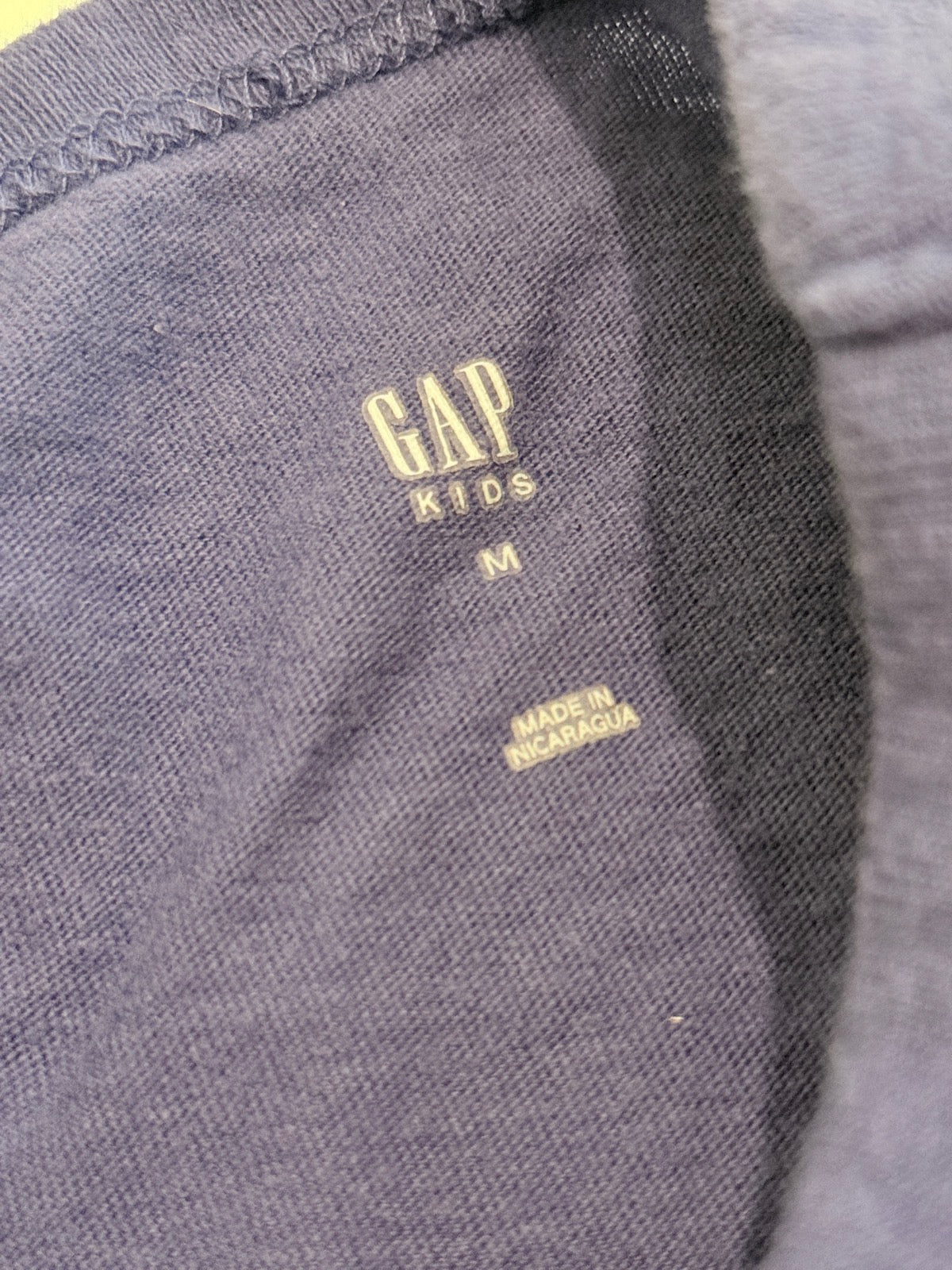 Gap Kids Skate Anatomy Blue T-Shirt Size 8