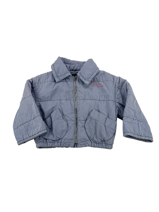 The Animals Observatory Quilted Blue Jacket Size 2T