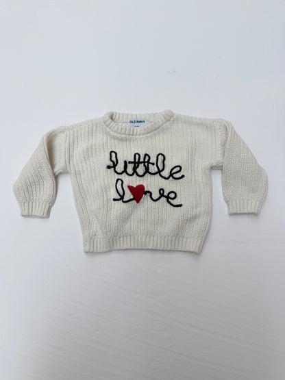 Old Navy Little Love Knit Sweater 12-18M