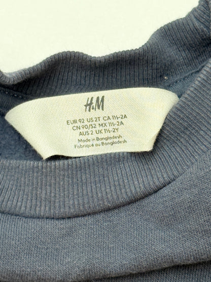 H&M Navy Crewneck Sweatshirt Size 2T