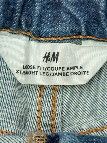 H&M Loose Fit Straight Leg Jeans 2-3Y